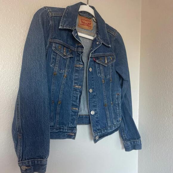 Levi's Bronze Star Studded Denim Jacket - Picture 2 of 8